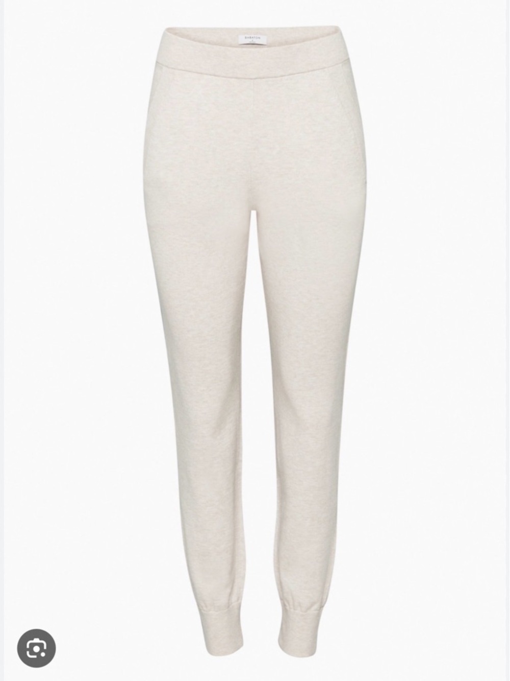 ARITZIA Babaton Rodin Soft Stretch Jogger Pants - Heather Light Oat XXS